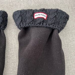 Tall Cable-cuff Hunter rain boot socks